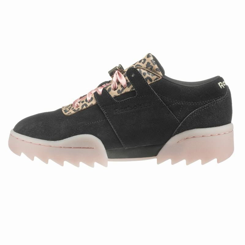 Tenisi Reebok Workout Ripple Og 3am Dama Negrii/Roz Romania JQ1243VS